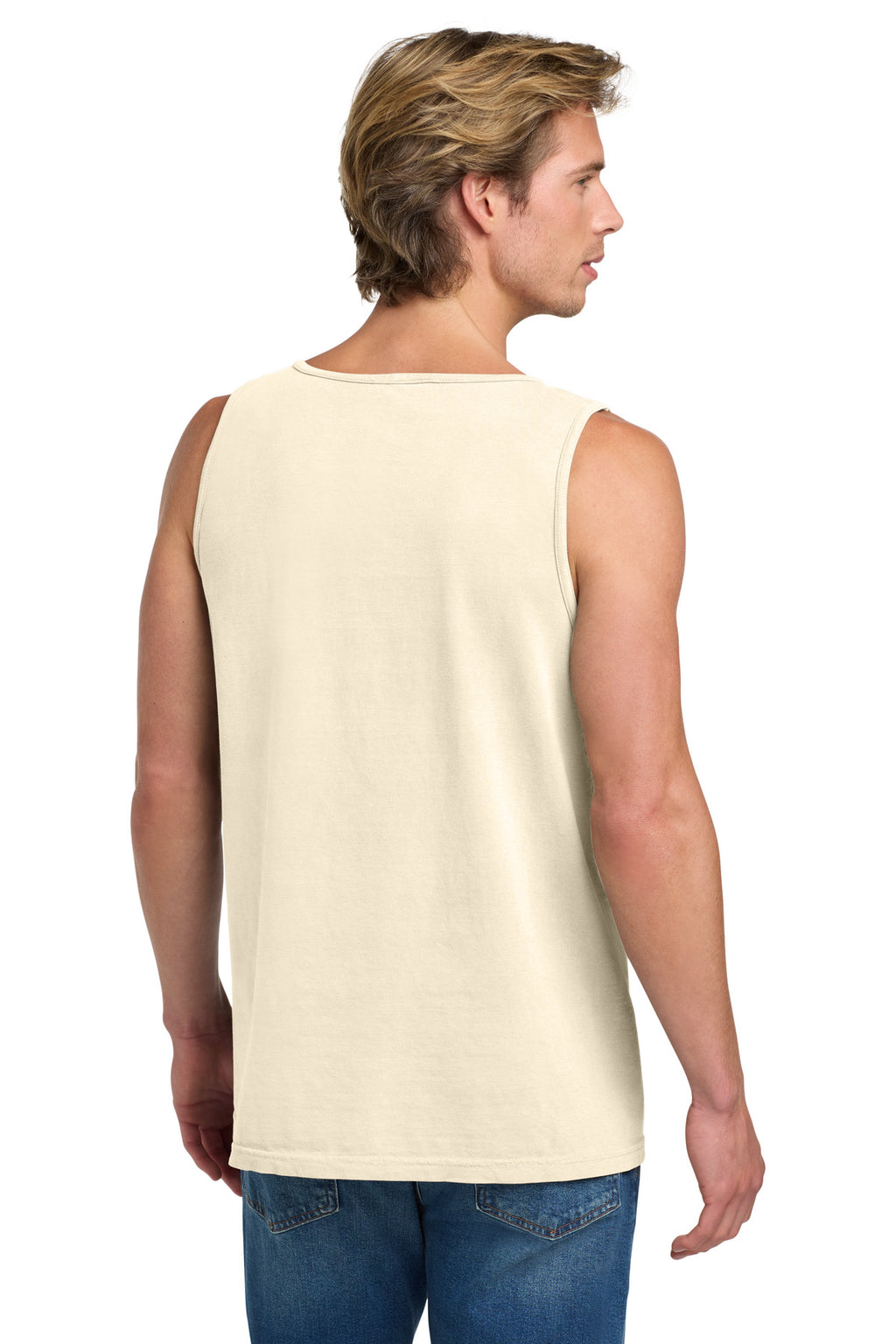 COMFORT COLORS Heavyweight Ring Spun Tank Top. 9360 - Ivory - back