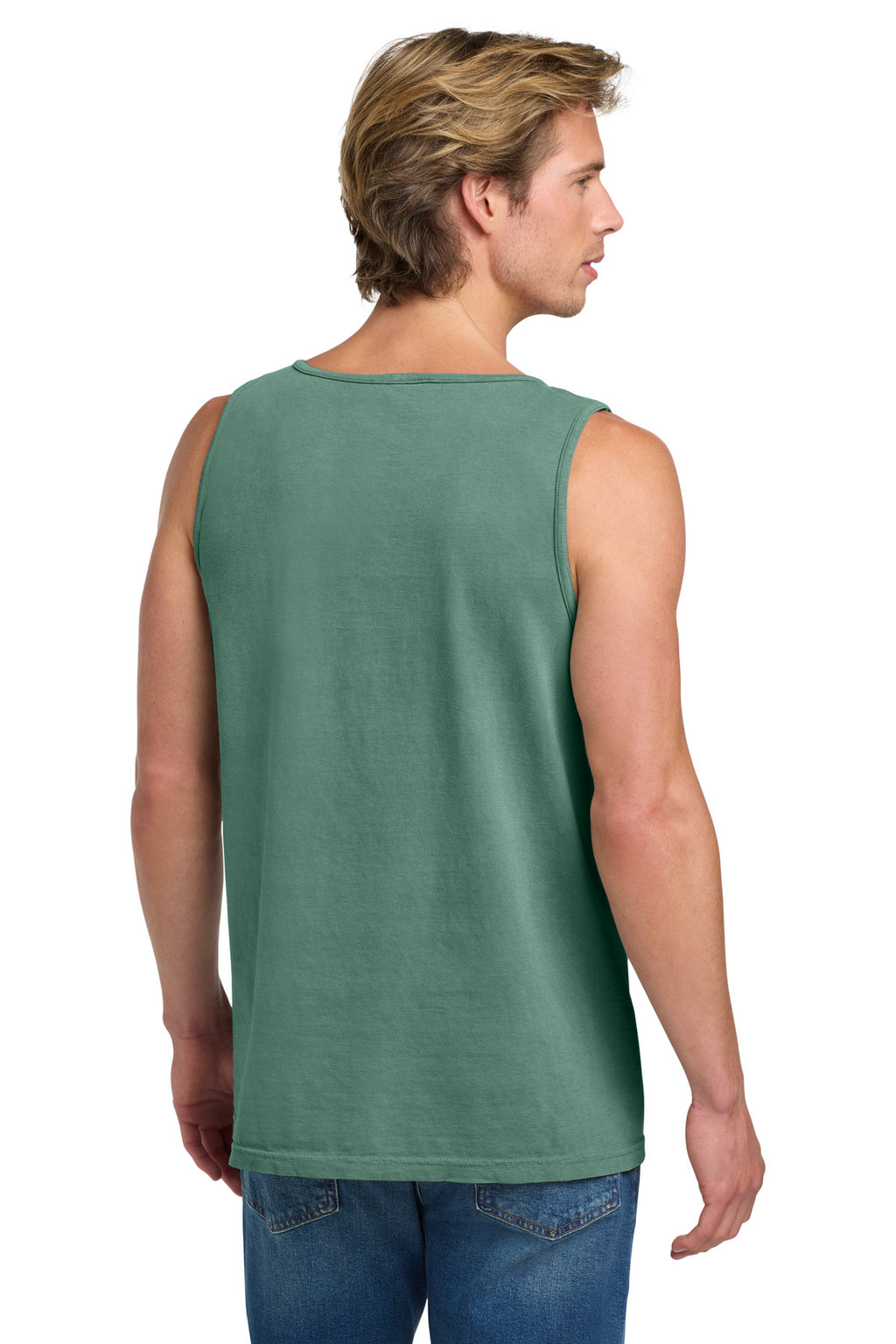 COMFORT COLORS Heavyweight Ring Spun Tank Top. 9360 - Light Green - back