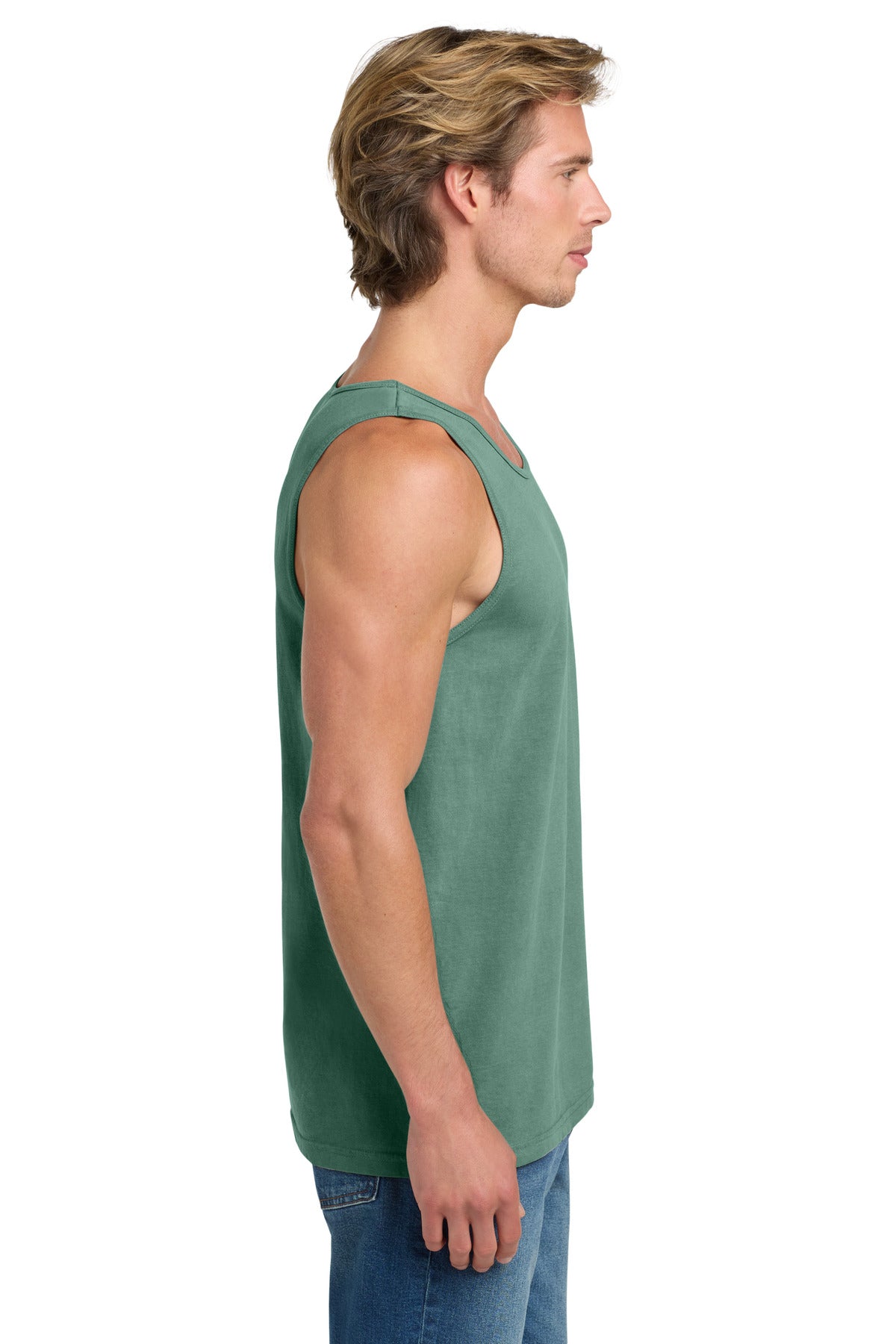 COMFORT COLORS Heavyweight Ring Spun Tank Top. 9360 - Light Green - side