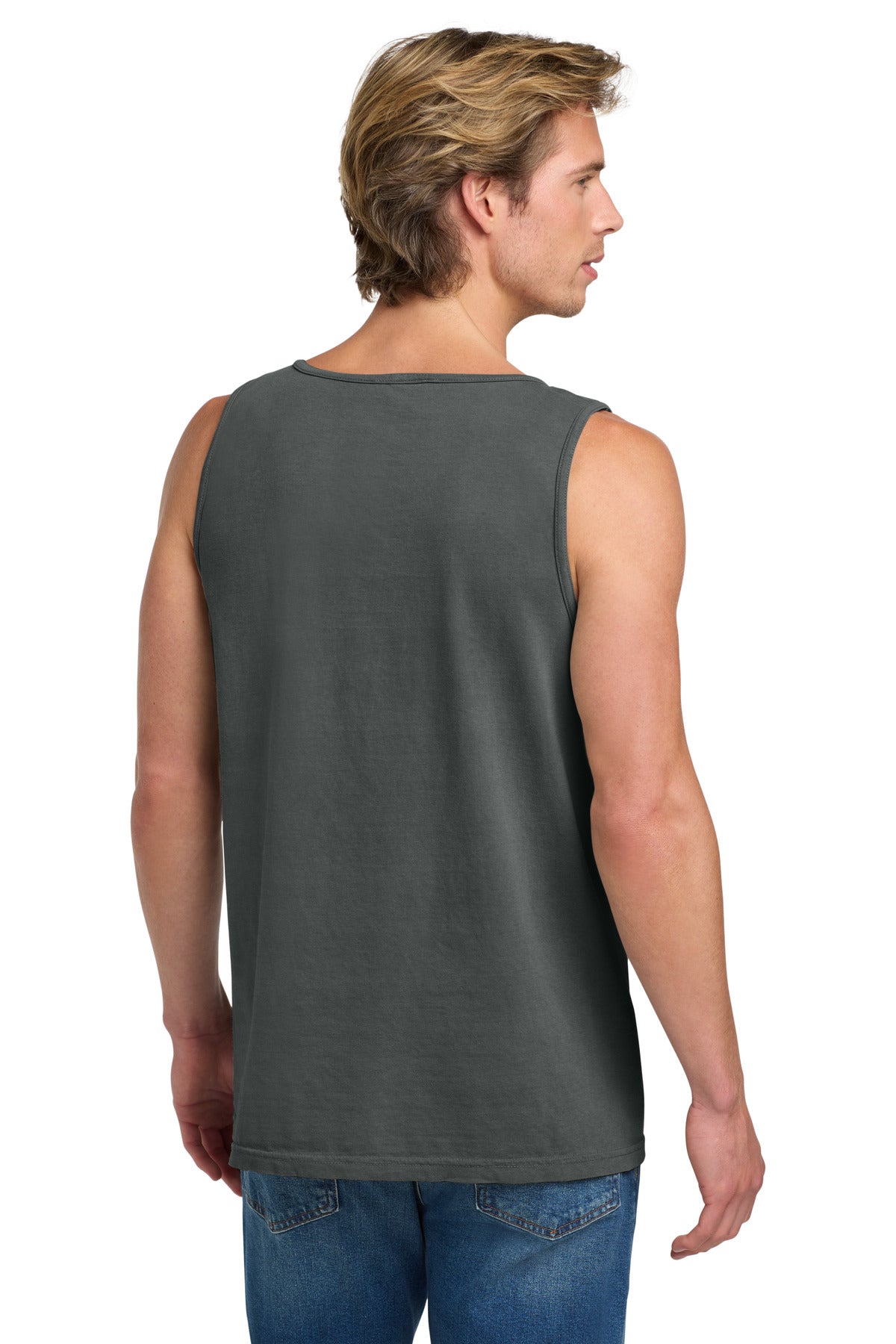 COMFORT COLORS Heavyweight Ring Spun Tank Top. 9360 - Pepper - back