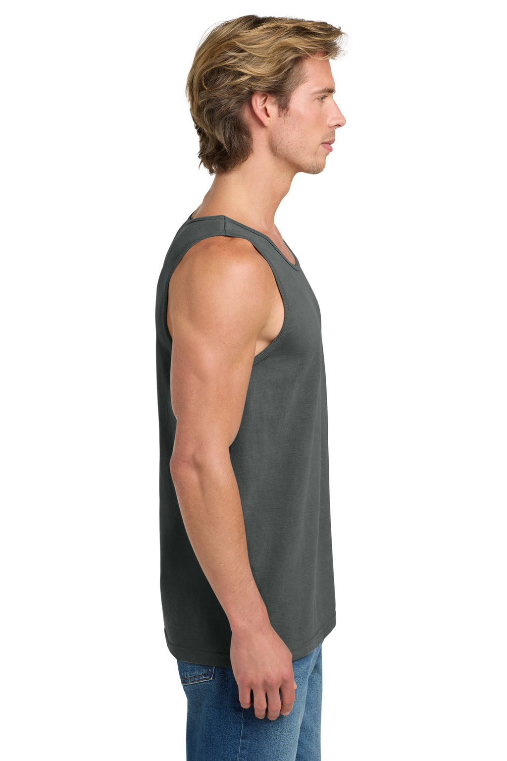 COMFORT COLORS Heavyweight Ring Spun Tank Top. 9360 - Pepper - side