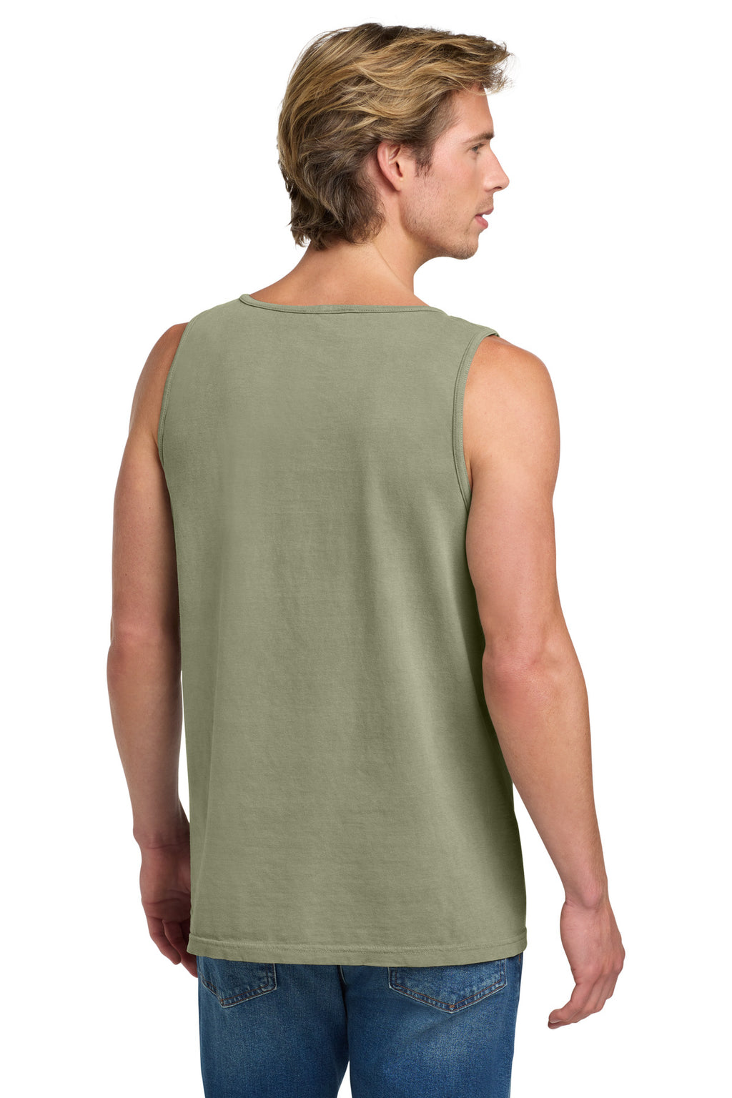 COMFORT COLORS Heavyweight Ring Spun Tank Top. 9360 - Sandstone - back