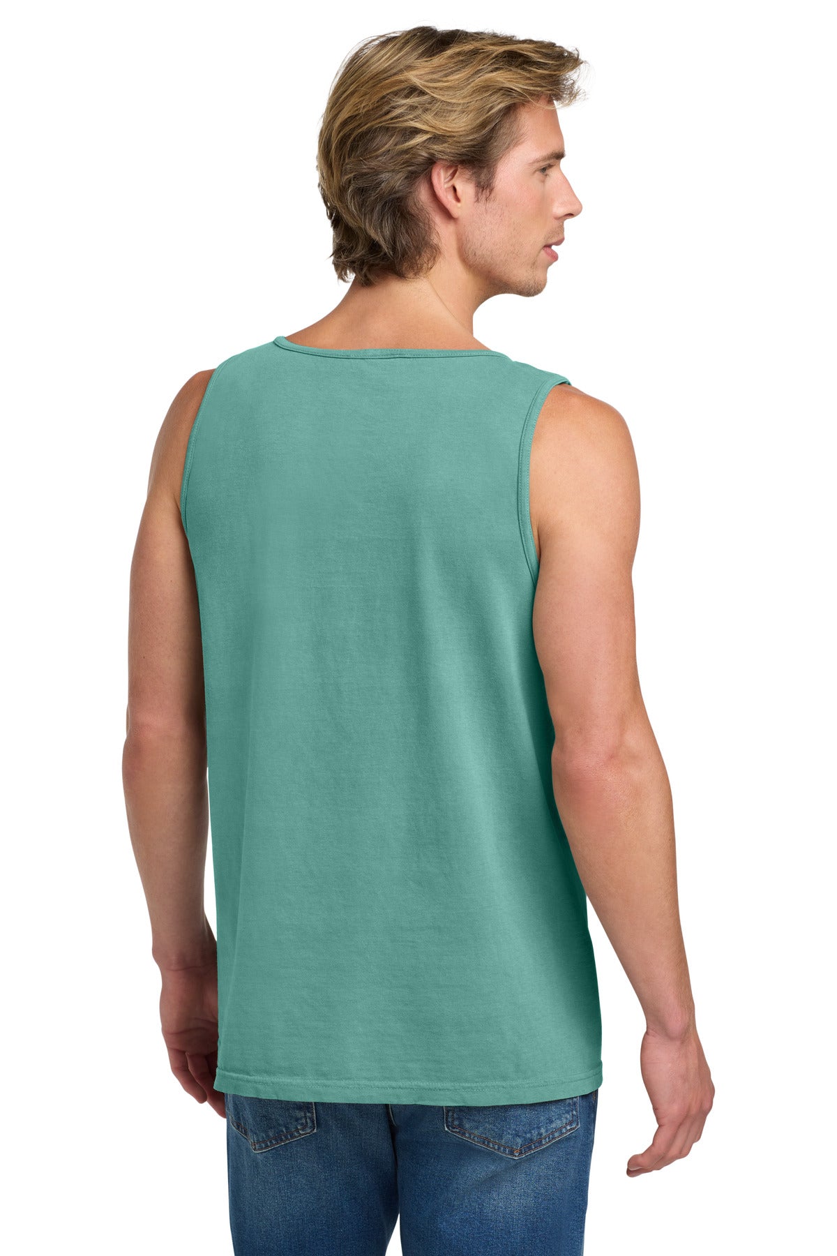COMFORT COLORS Heavyweight Ring Spun Tank Top. 9360 - Seafoam - back