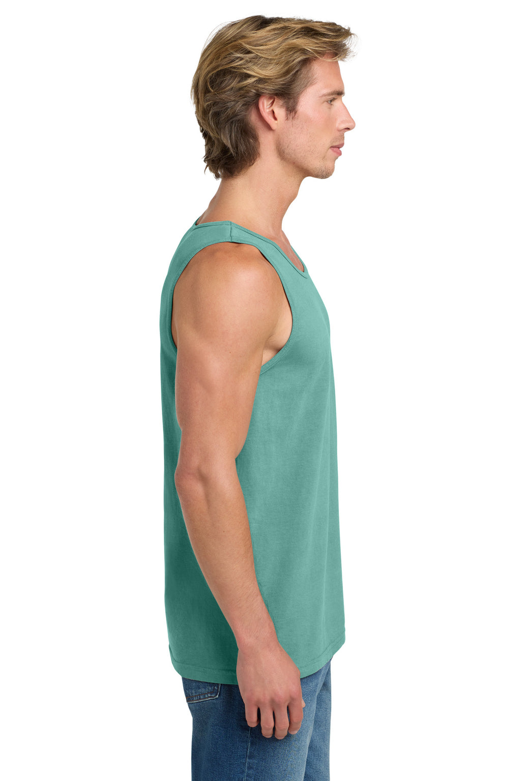 COMFORT COLORS Heavyweight Ring Spun Tank Top. 9360 - Seafoam - side