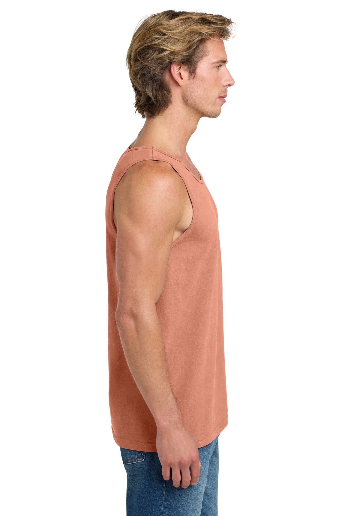 COMFORT COLORS Heavyweight Ring Spun Tank Top. 9360 - Terracotta - side