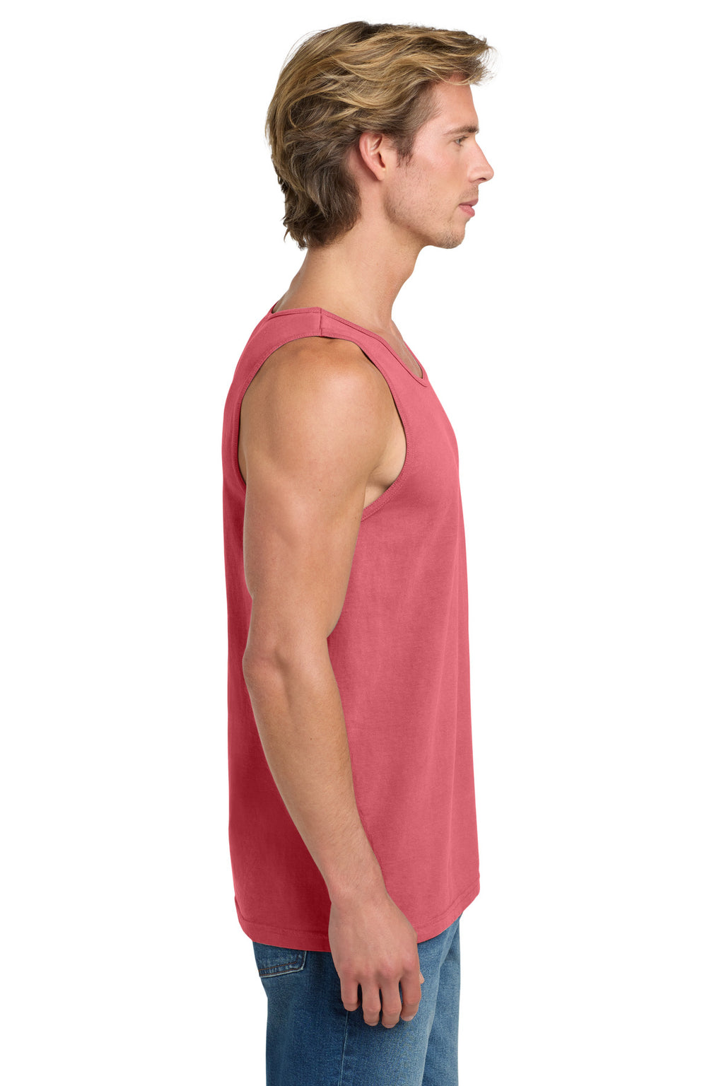 COMFORT COLORS Heavyweight Ring Spun Tank Top. 9360 - Watermelon - side