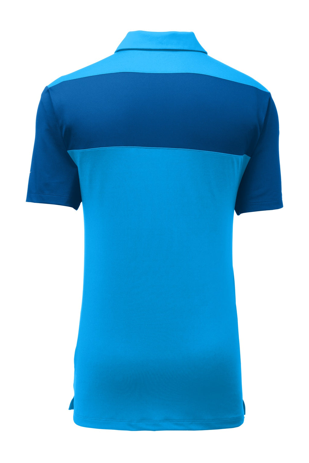 DISCONTINUED Limited Edition Nike Colorblock Polo. 942881 - Blue Nebula/ Gym Blue - back