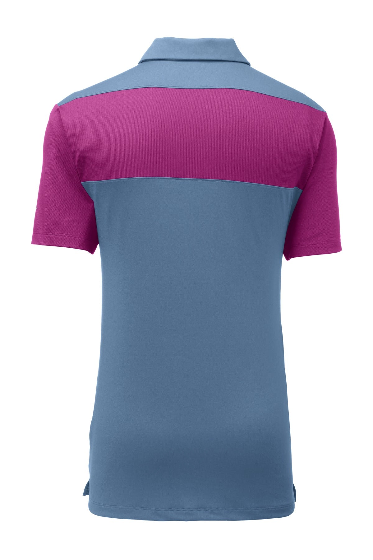 DISCONTINUED Limited Edition Nike Colorblock Polo. 942881 - Thunder Blue/ Hyper Magenta - back