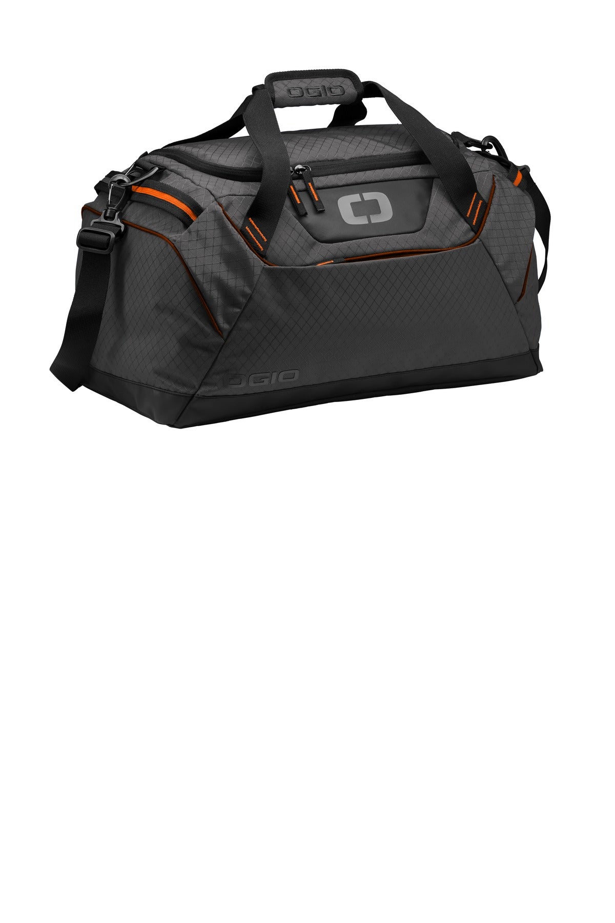 OGIO Catalyst Duffel. 95001 - Tarmac/ Orange - front