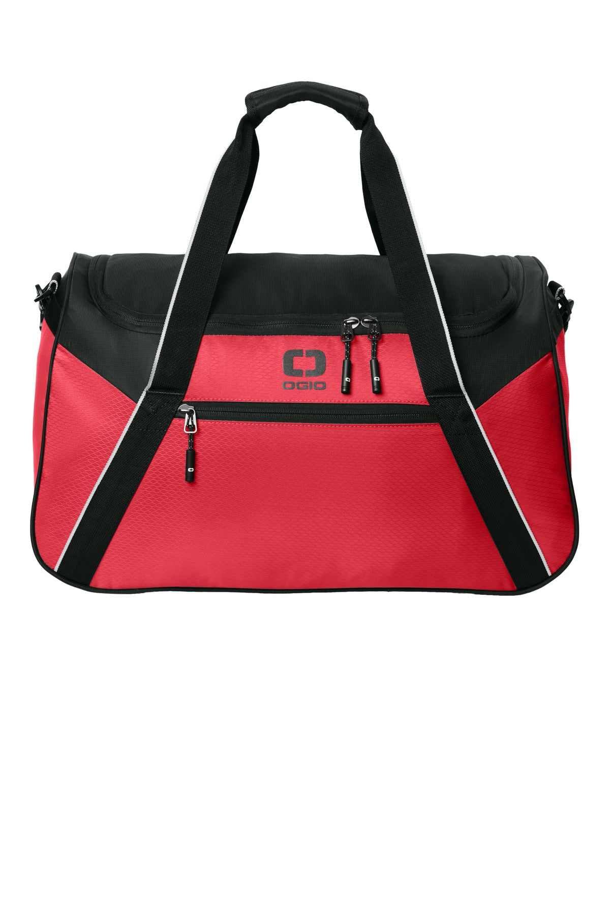 OGIO Inception Duffel 95002 - Signal Red/ Blacktop - front