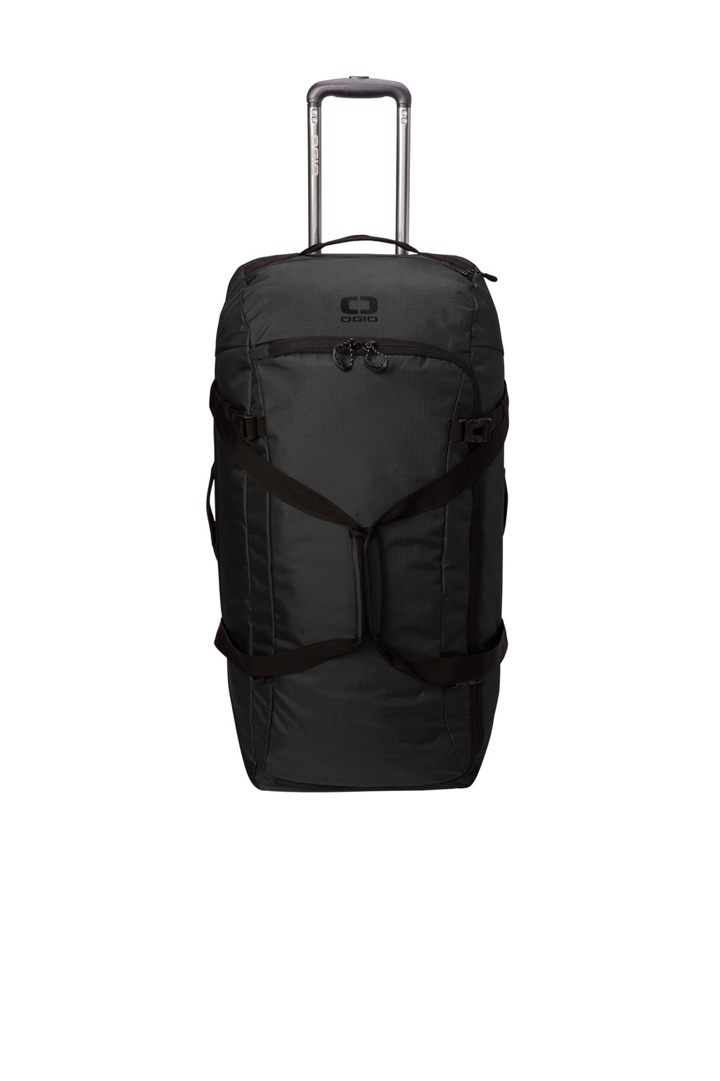 OGIO Passage Wheeled Checked Duffel 98003 - Blacktop - front