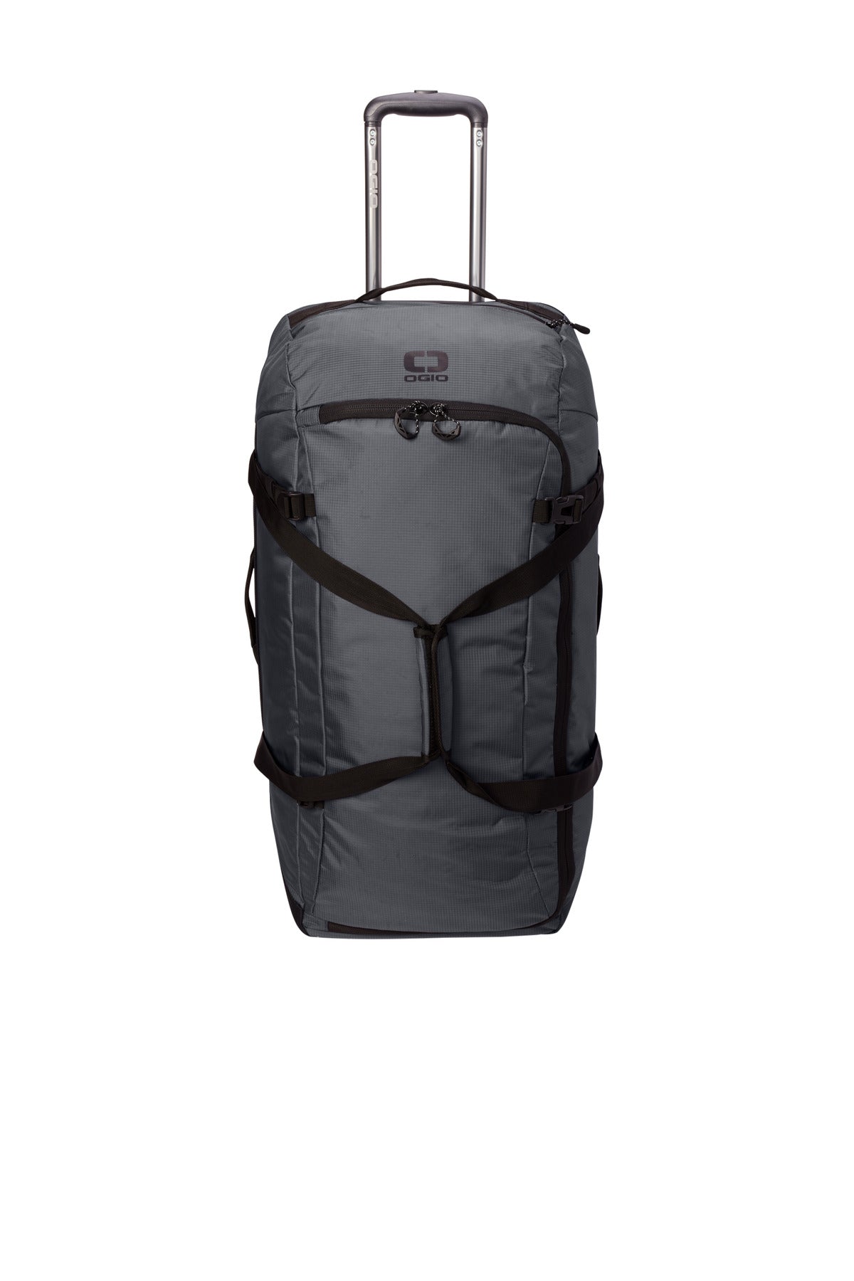OGIO Passage Wheeled Checked Duffel 98003 - Diesel Grey - front