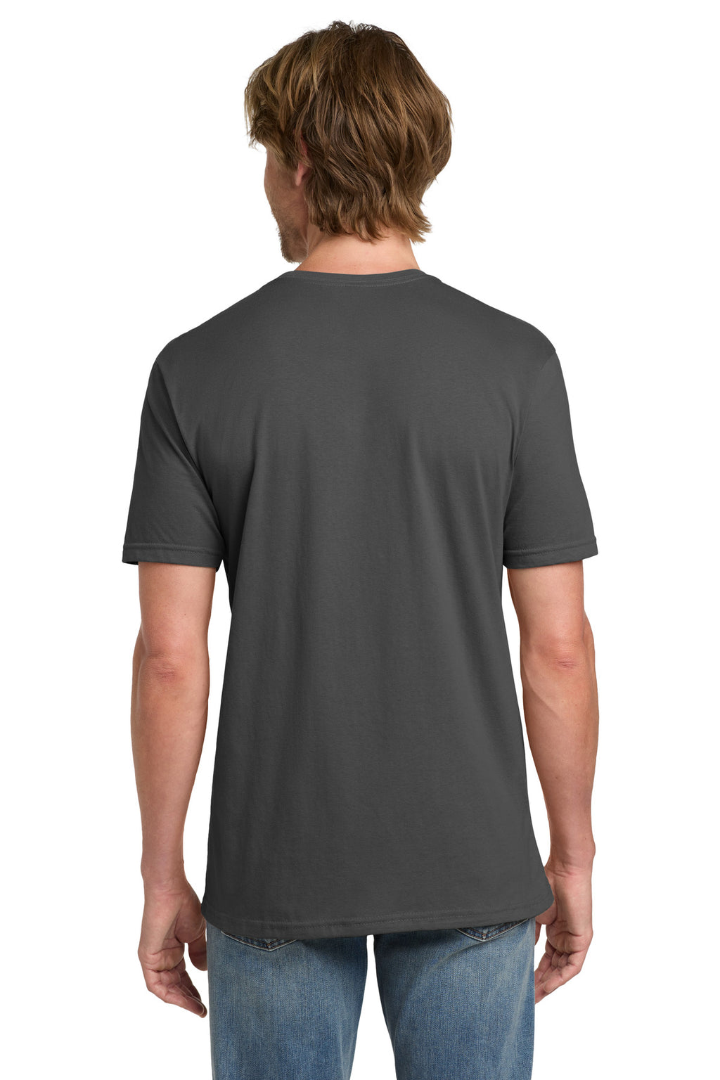Gildan 100% Ring Spun Cotton T-Shirt. 980 - Charcoal - back