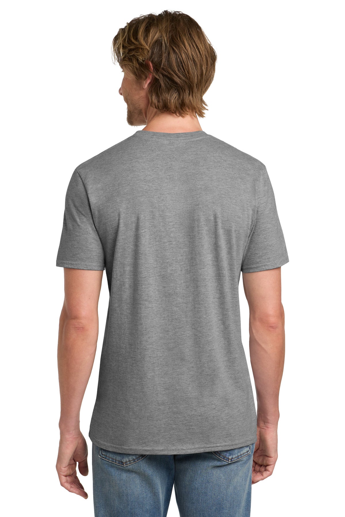 Gildan 100% Ring Spun Cotton T-Shirt. 980 - Graphite Heather - back