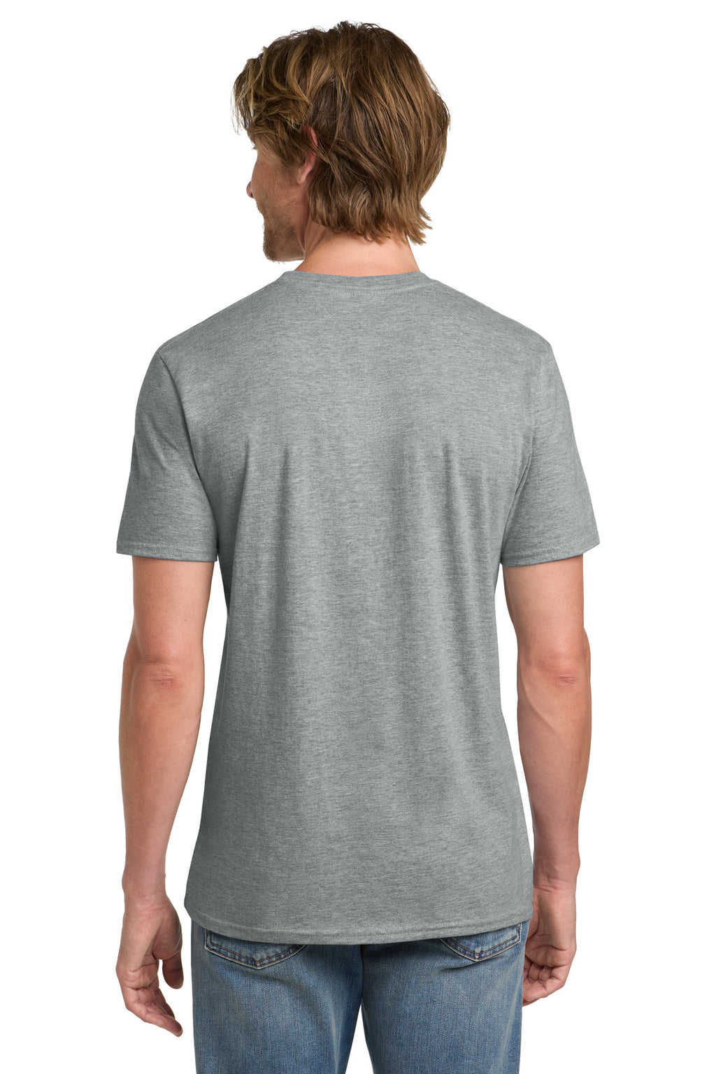 Gildan 100% Ring Spun Cotton T-Shirt. 980 - Heather Grey - back
