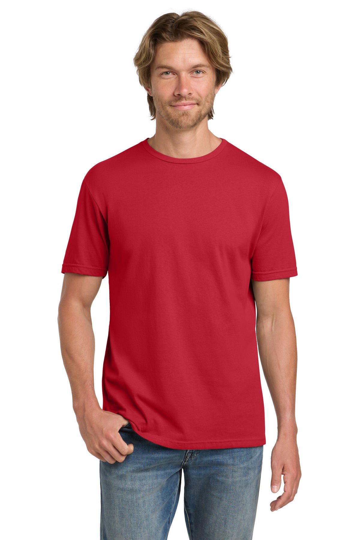 Gildan 100% Ring Spun Cotton T-Shirt. 980 - Red - front