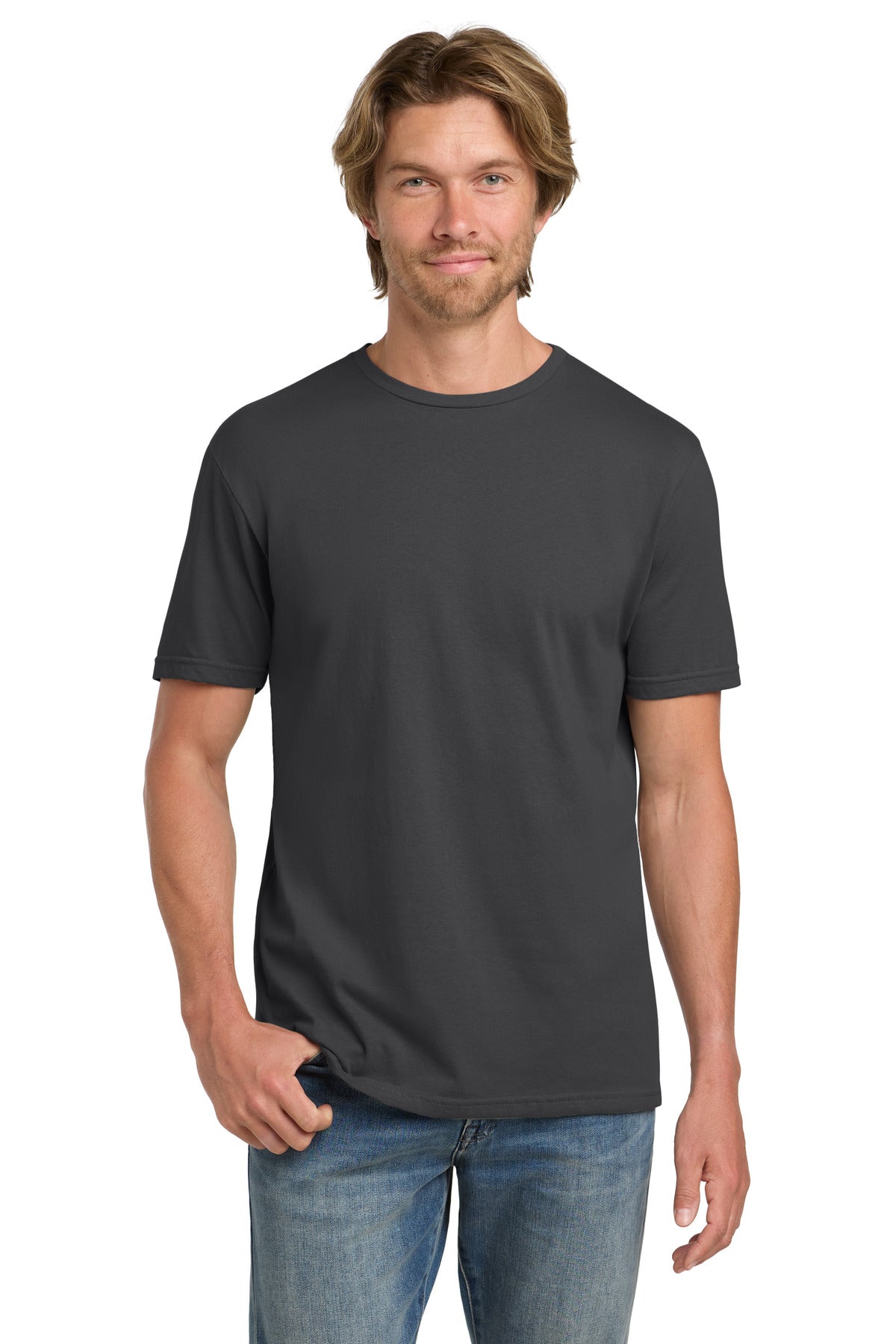 Gildan 100% Ring Spun Cotton T-Shirt. 980 - Smoke - front