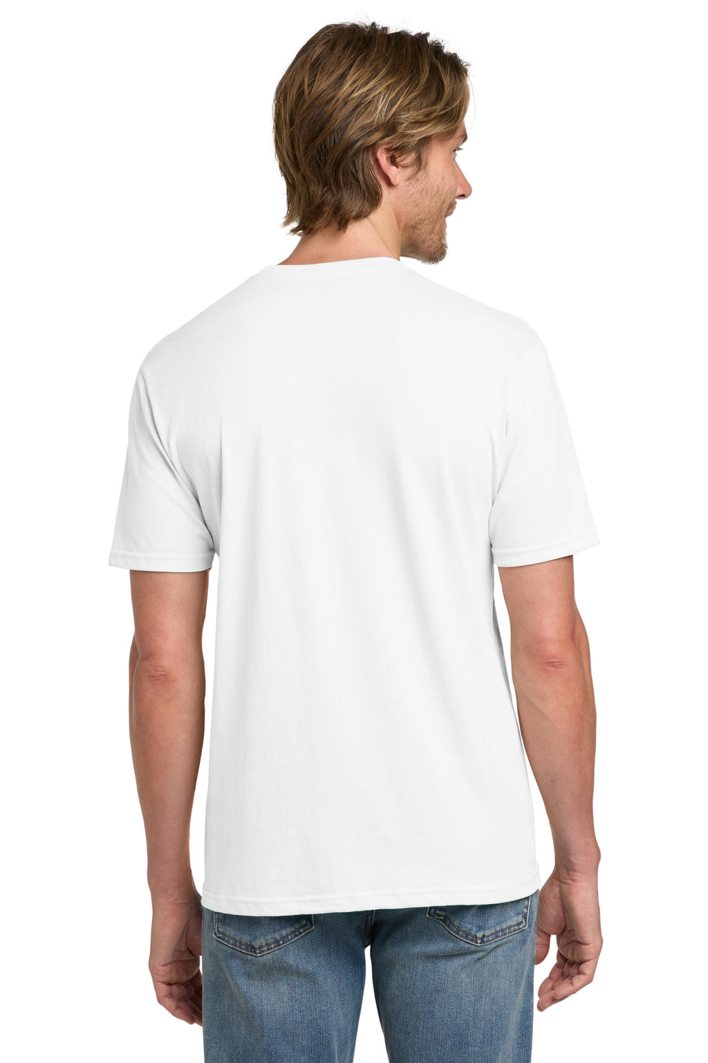 Gildan 100% Ring Spun Cotton T-Shirt. 980 - White - back
