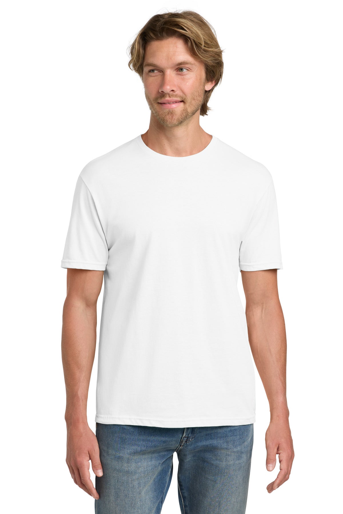 Gildan 100% Ring Spun Cotton T-Shirt. 980 - White - front