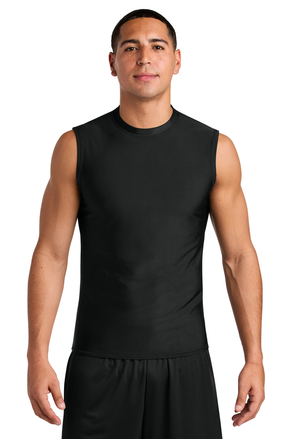 A4 Compression Muscle Tee A4N2306 - Black - front