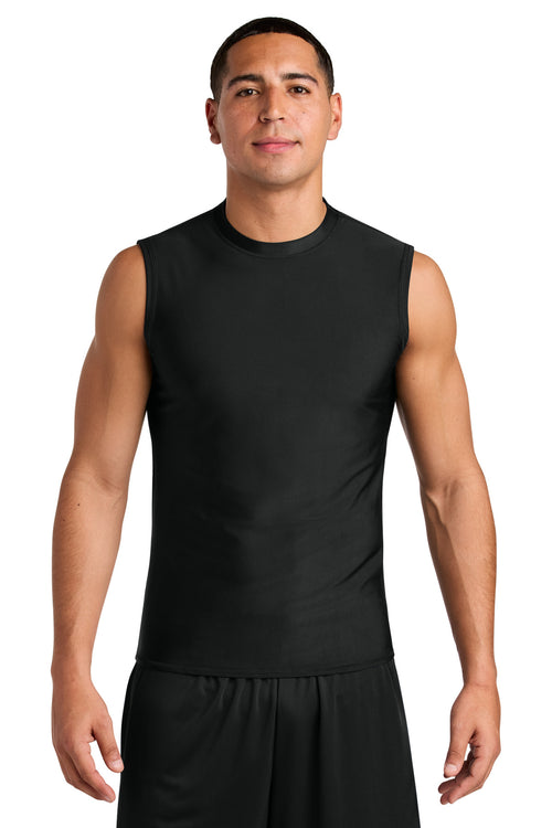 A4 Compression Muscle Tee A4N2306 - Black - front