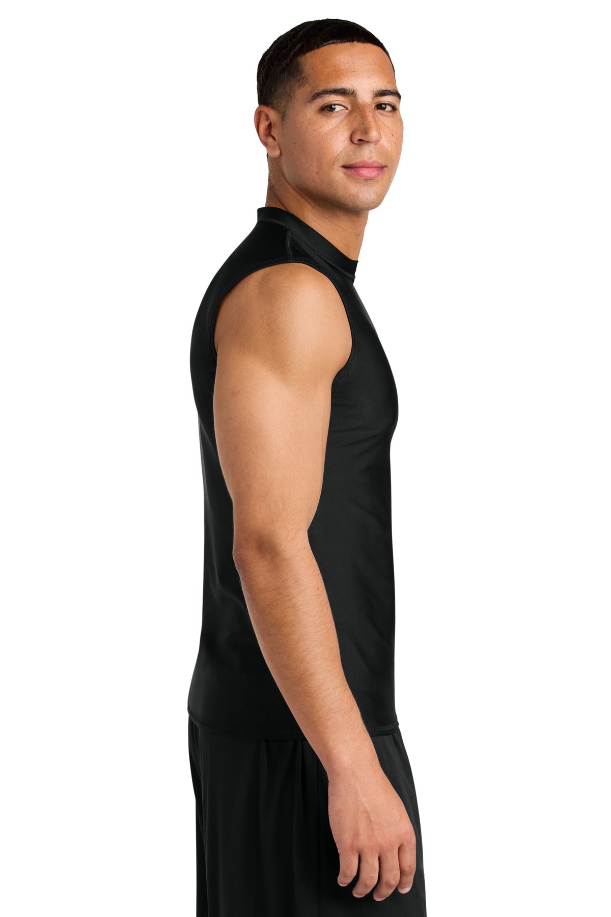 A4 Compression Muscle Tee A4N2306 - Black - side
