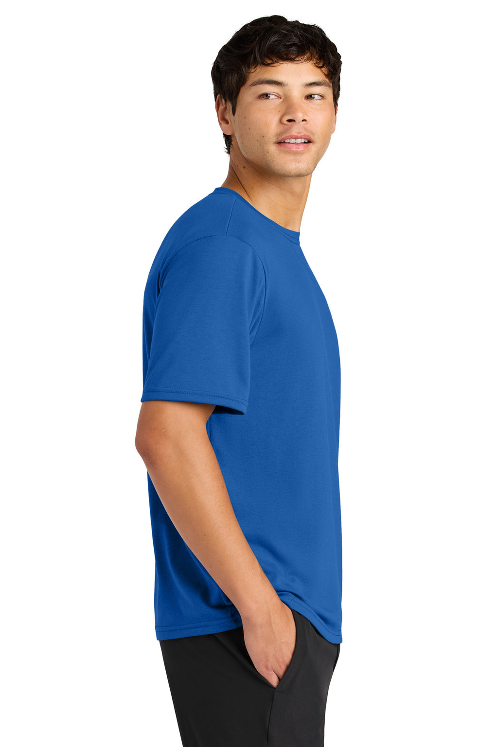 A4 Softek Short Sleeve Tee A4N3013 - Royal - side
