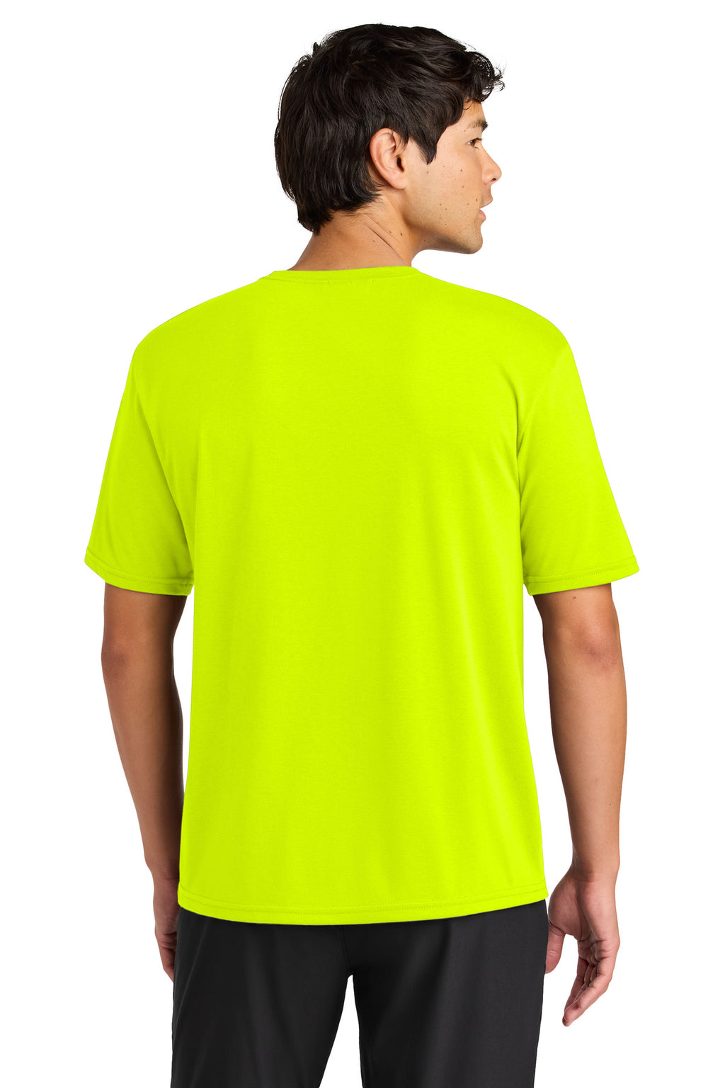 A4 Softek Short Sleeve Tee A4N3013 - Safety Yellow - back