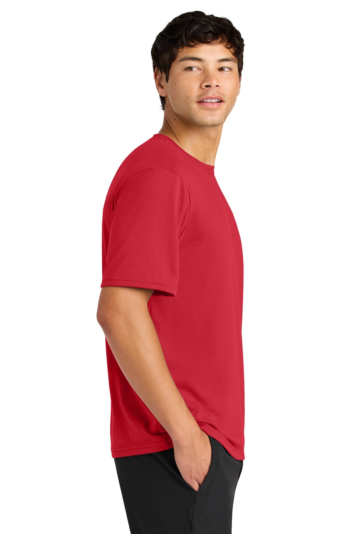 A4 Softek Short Sleeve Tee A4N3013 - Scarlet - side