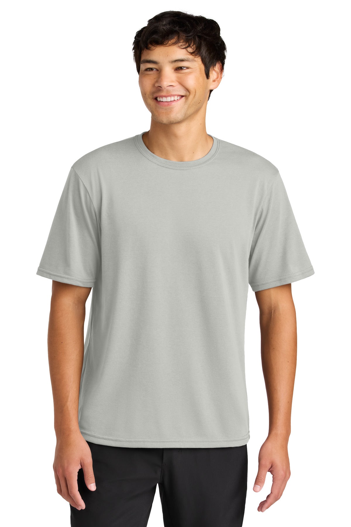 A4 Softek Short Sleeve Tee A4N3013 - Silver - front