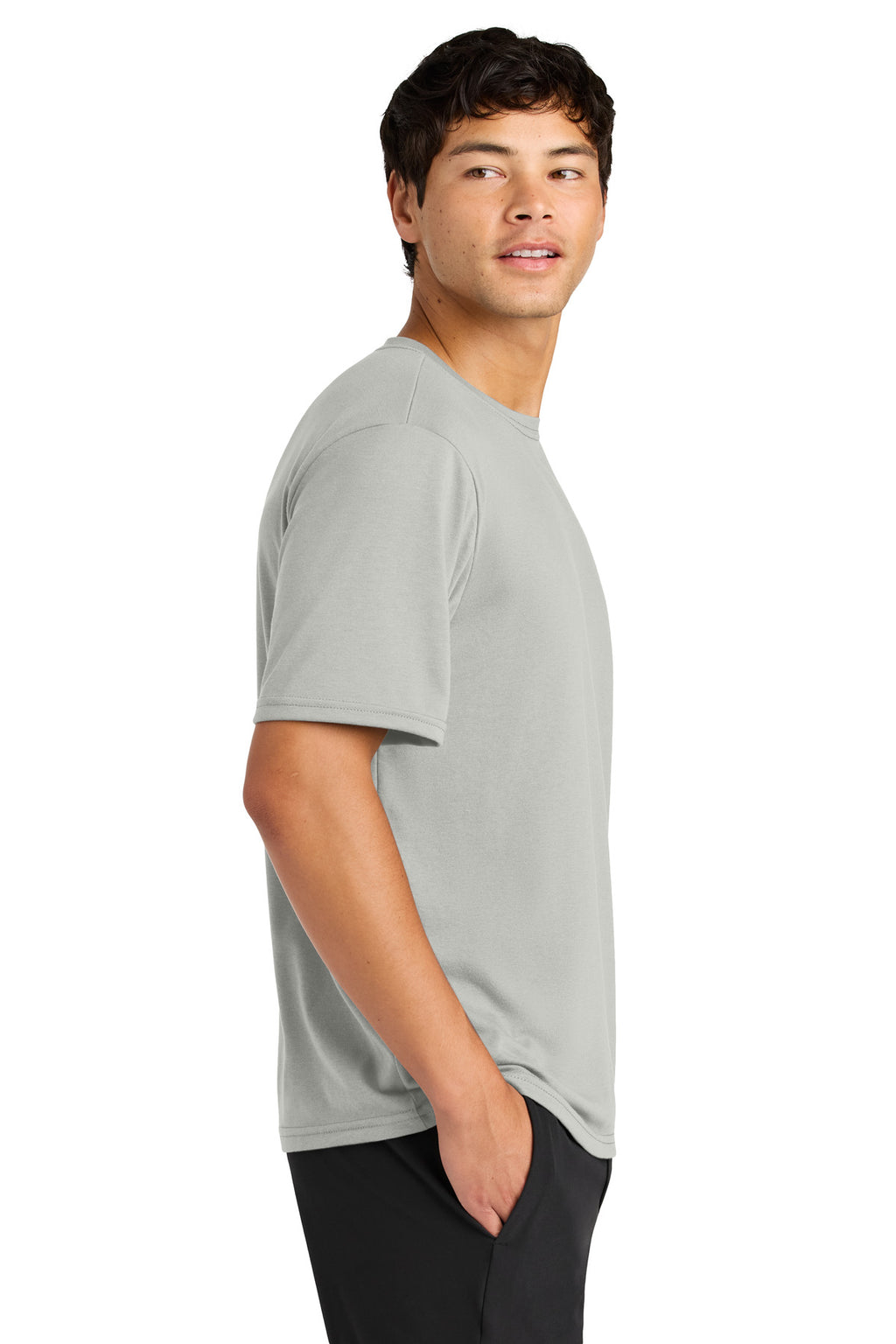 A4 Softek Short Sleeve Tee A4N3013 - Silver - side