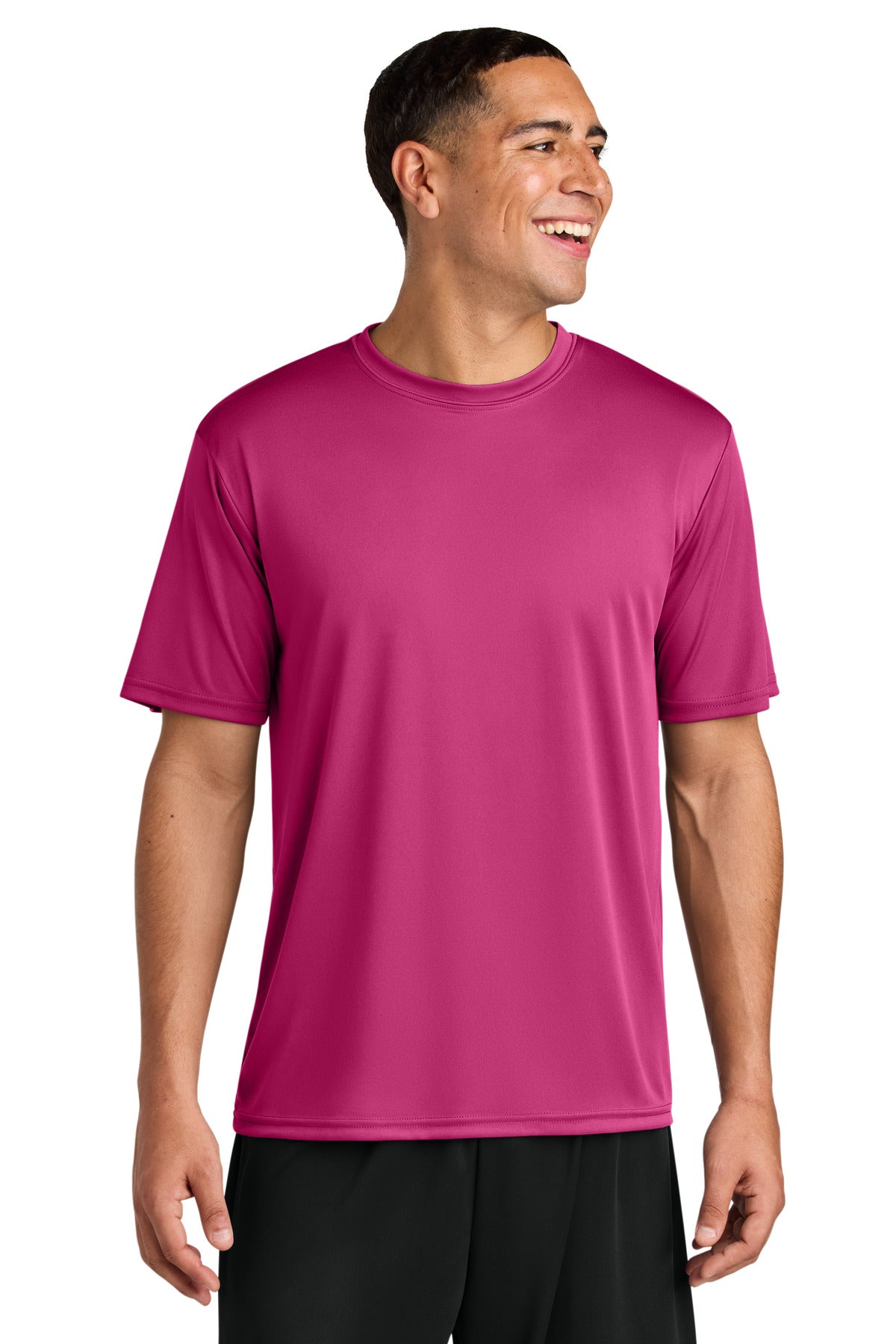 A4 Cooling Performance Short Sleeve Tee A4N3142 - Fuchsia - front