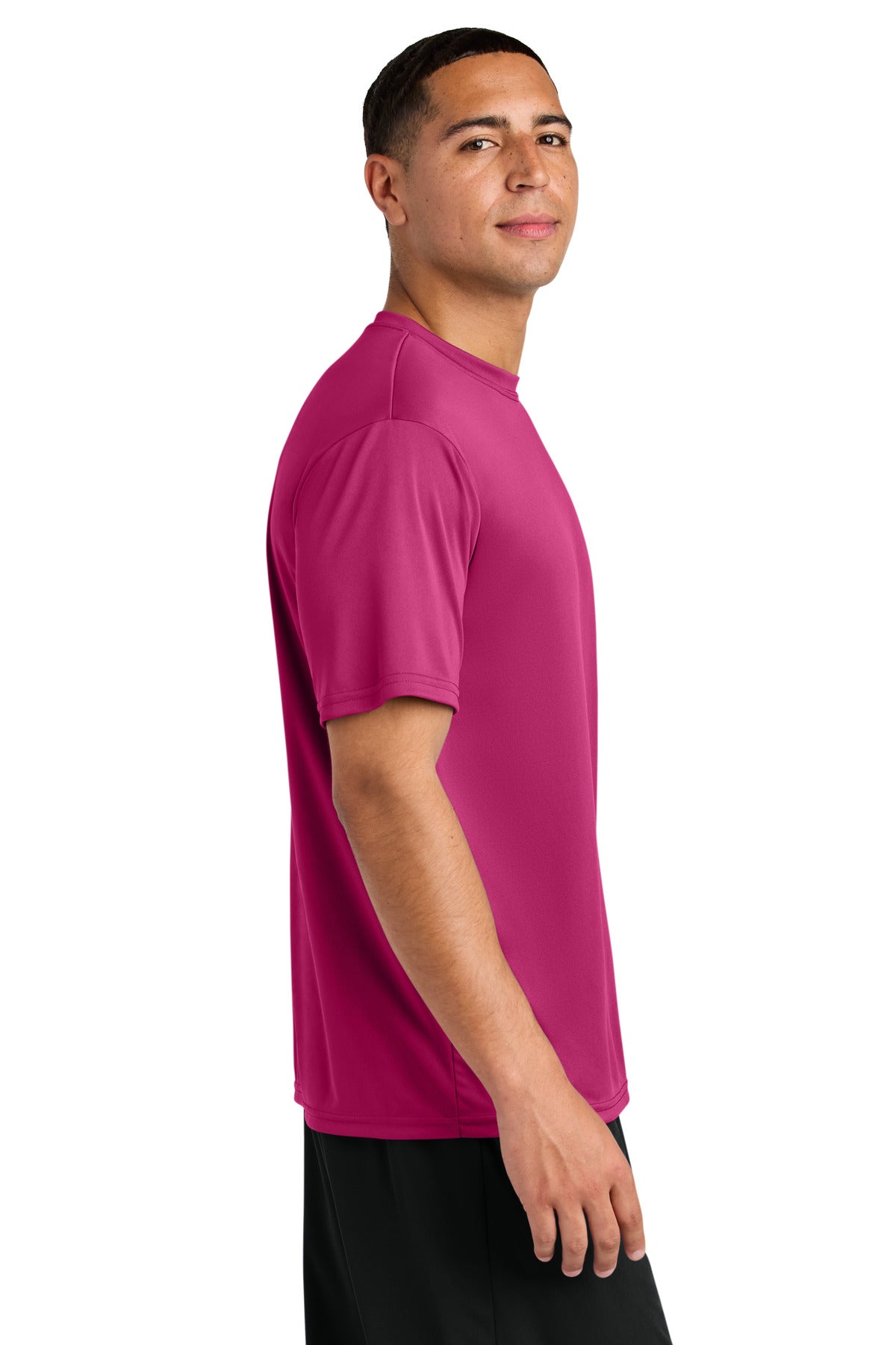 A4 Cooling Performance Short Sleeve Tee A4N3142 - Fuchsia - side