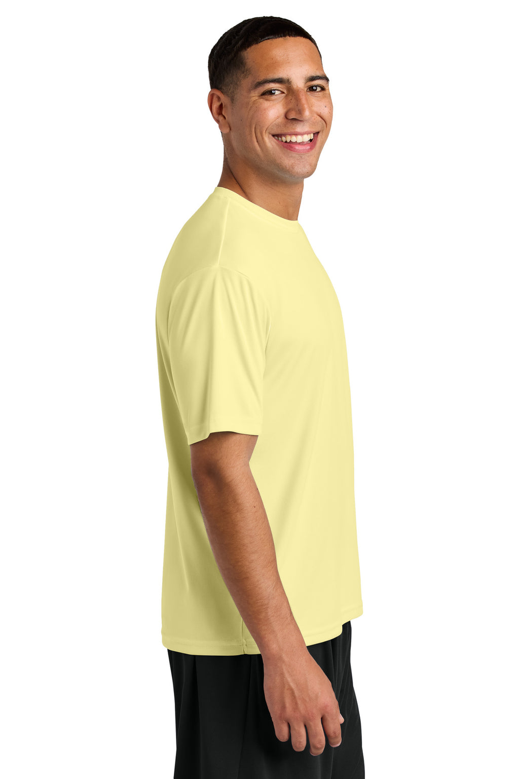 A4 Cooling Performance Short Sleeve Tee A4N3142 - Light Yellow - side