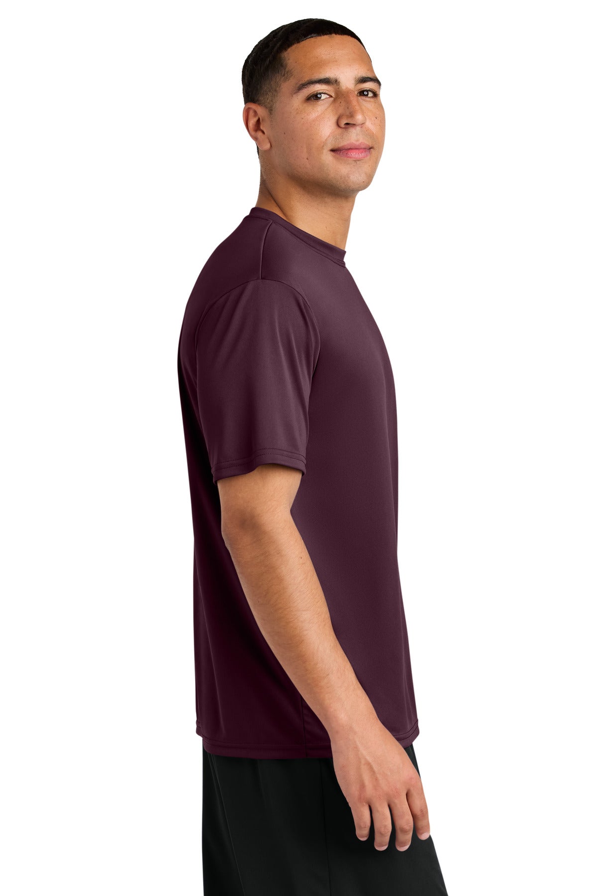 A4 Cooling Performance Short Sleeve Tee A4N3142 - Maroon - side