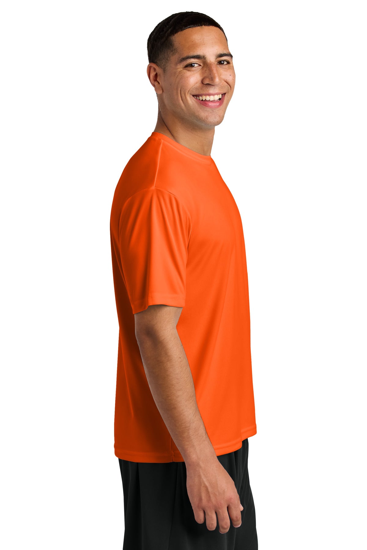 A4 Cooling Performance Short Sleeve Tee A4N3142 - Safety Orange - side