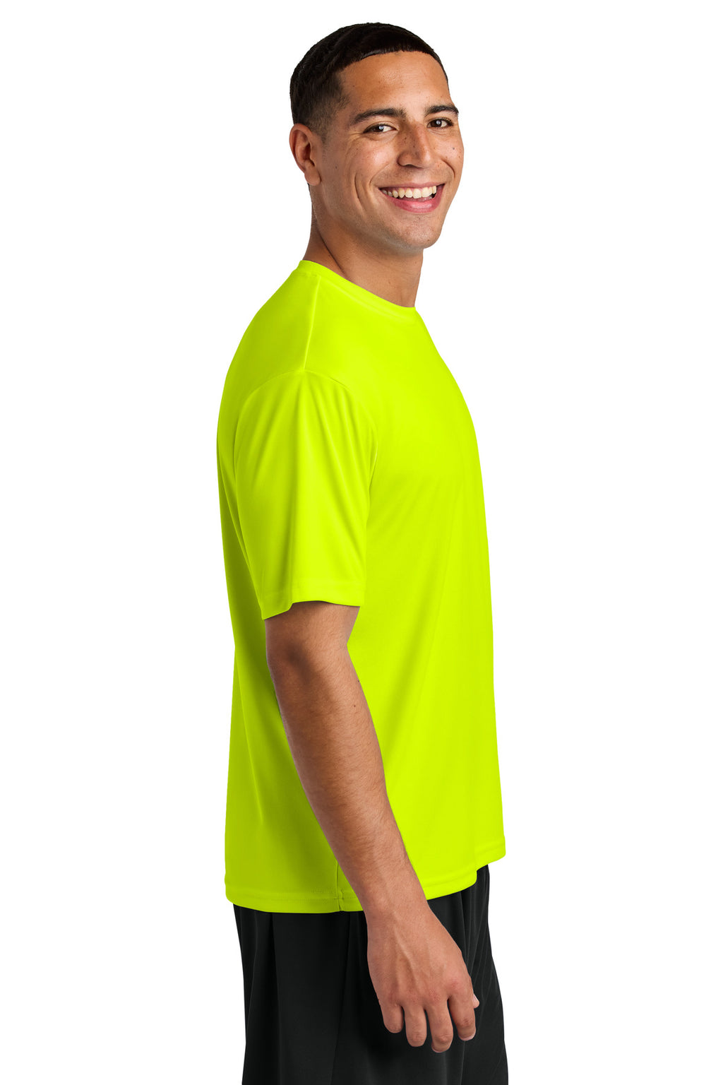 A4 Cooling Performance Short Sleeve Tee A4N3142 - Safety Yellow - side