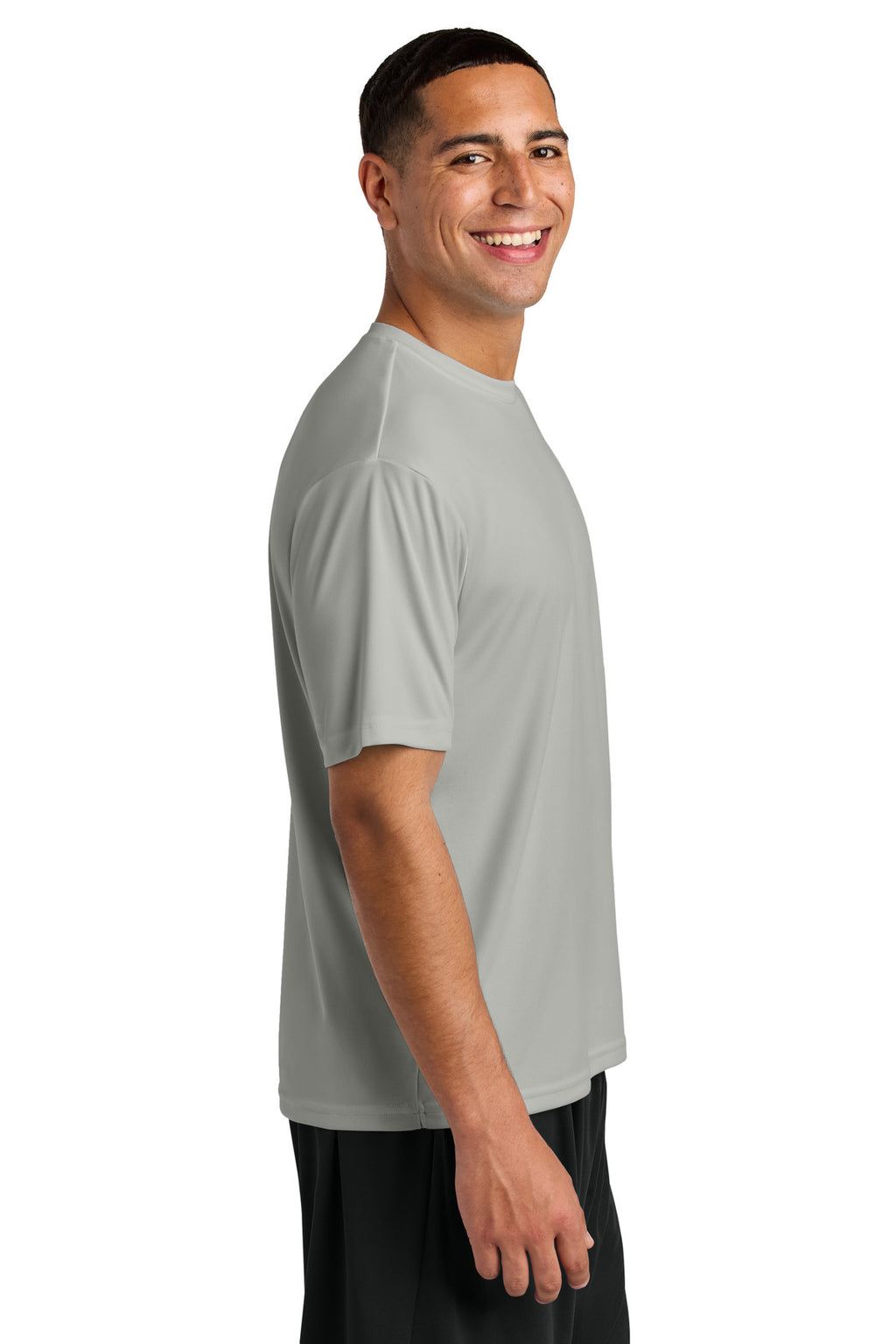 A4 Cooling Performance Short Sleeve Tee A4N3142 - Silver - side