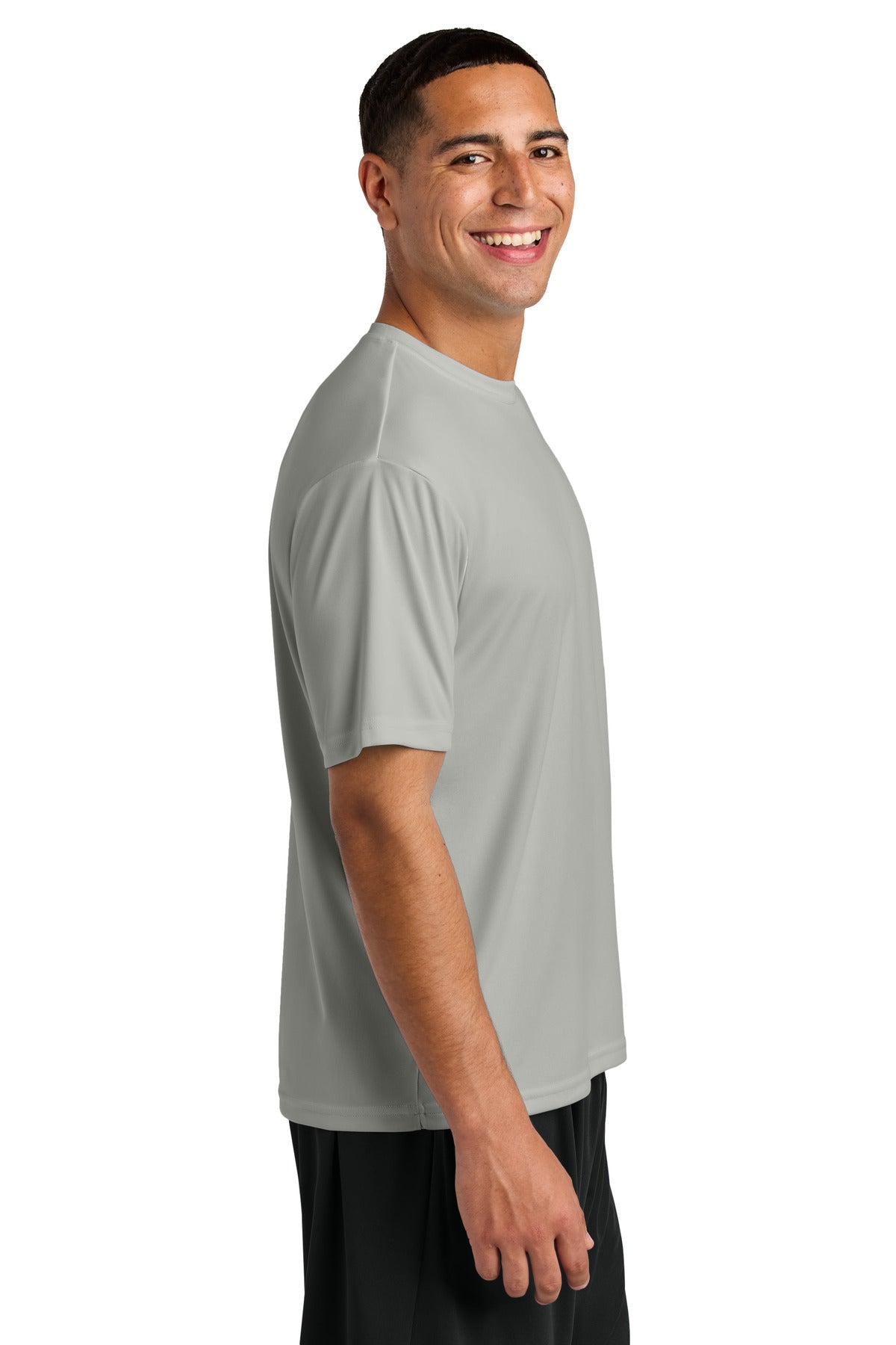A4 Cooling Performance Short Sleeve Tee A4N3142 - Silver - side