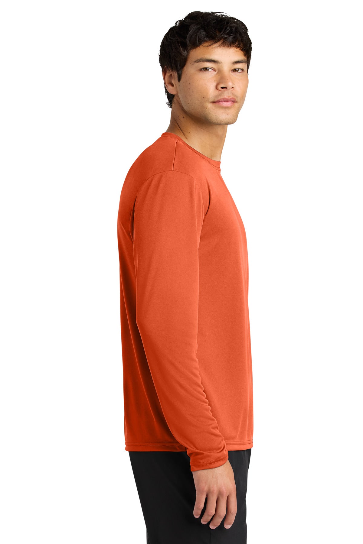 A4 Cooling Performance Long Sleeve Tee A4N3165 - Athletic Orange - side