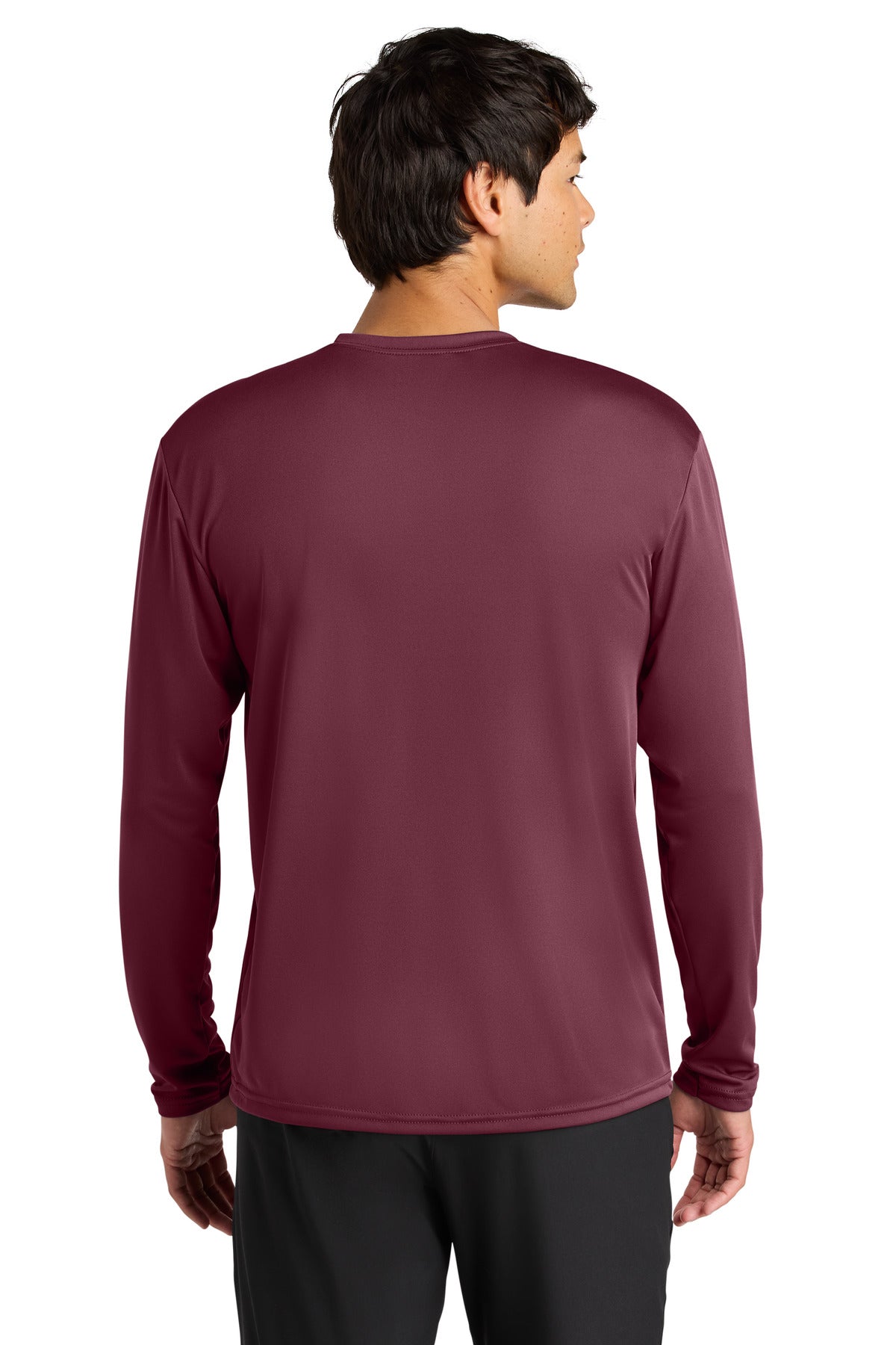 A4 Cooling Performance Long Sleeve Tee A4N3165 - Cardinal - back