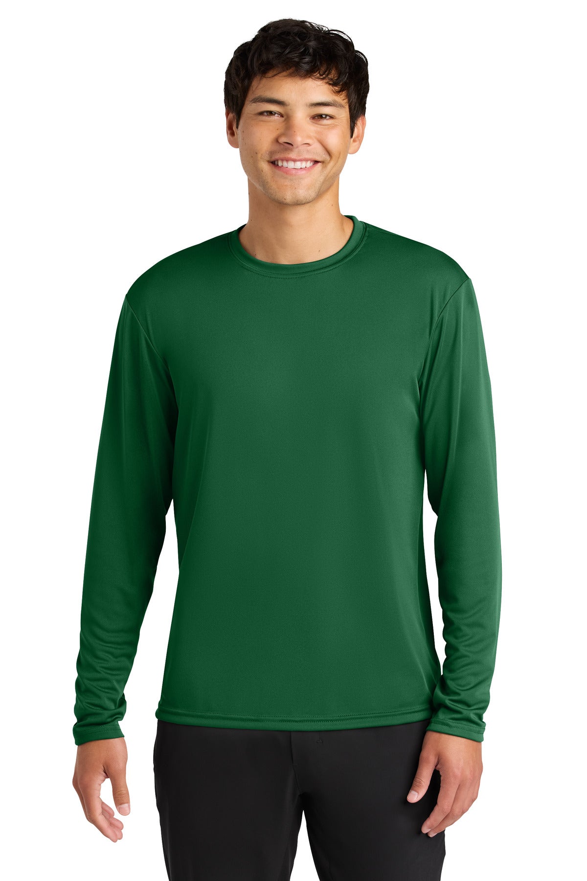 A4 Cooling Performance Long Sleeve Tee A4N3165 - Forest - front