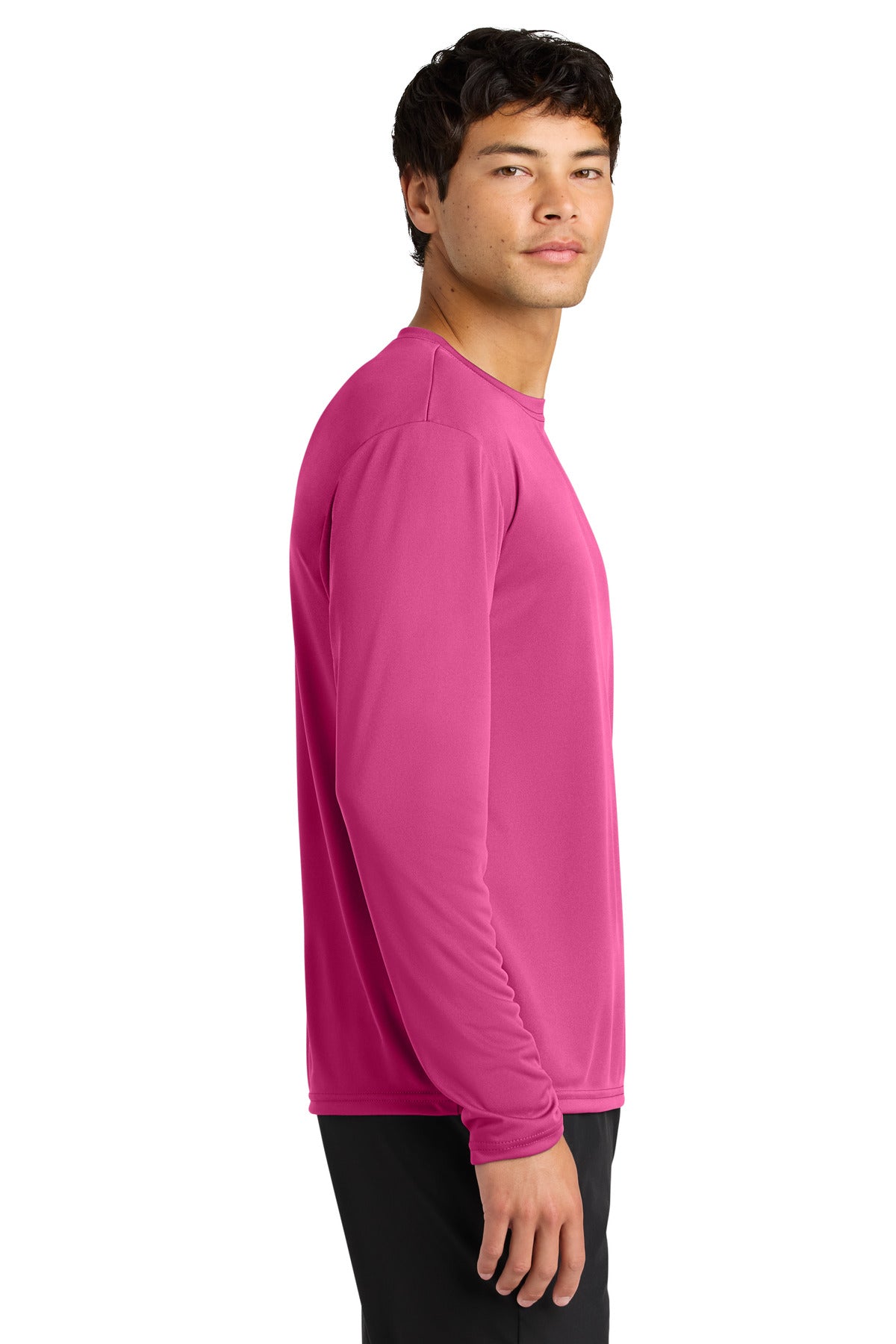 A4 Cooling Performance Long Sleeve Tee A4N3165 - Fuchsia - side