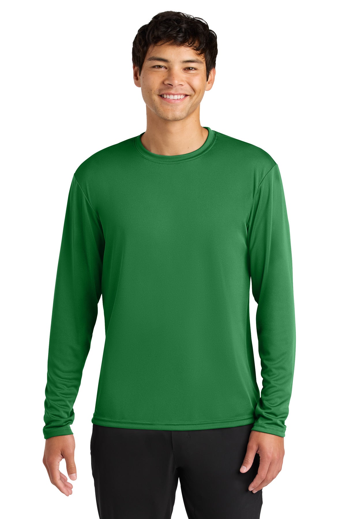 A4 Cooling Performance Long Sleeve Tee A4N3165 - Kelly - front