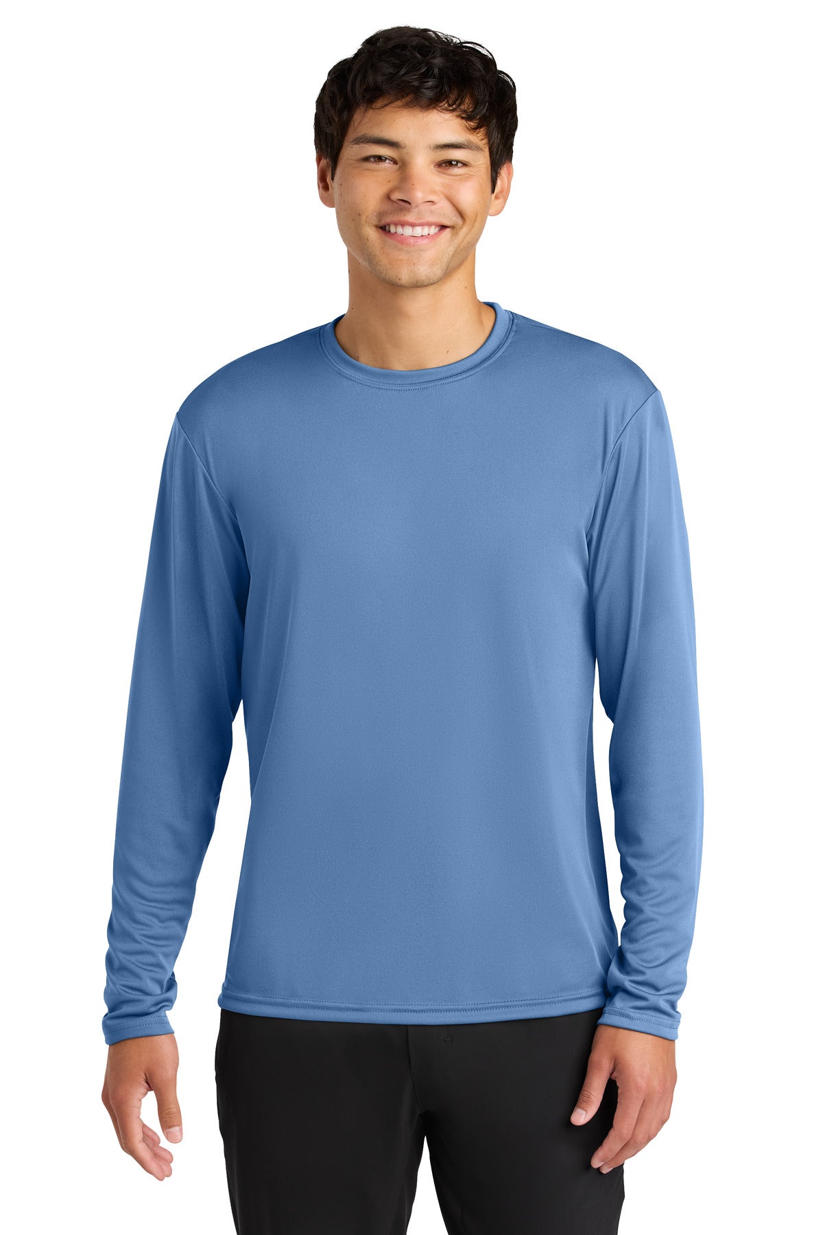 A4 Cooling Performance Long Sleeve Tee A4N3165 - Light Blue - front