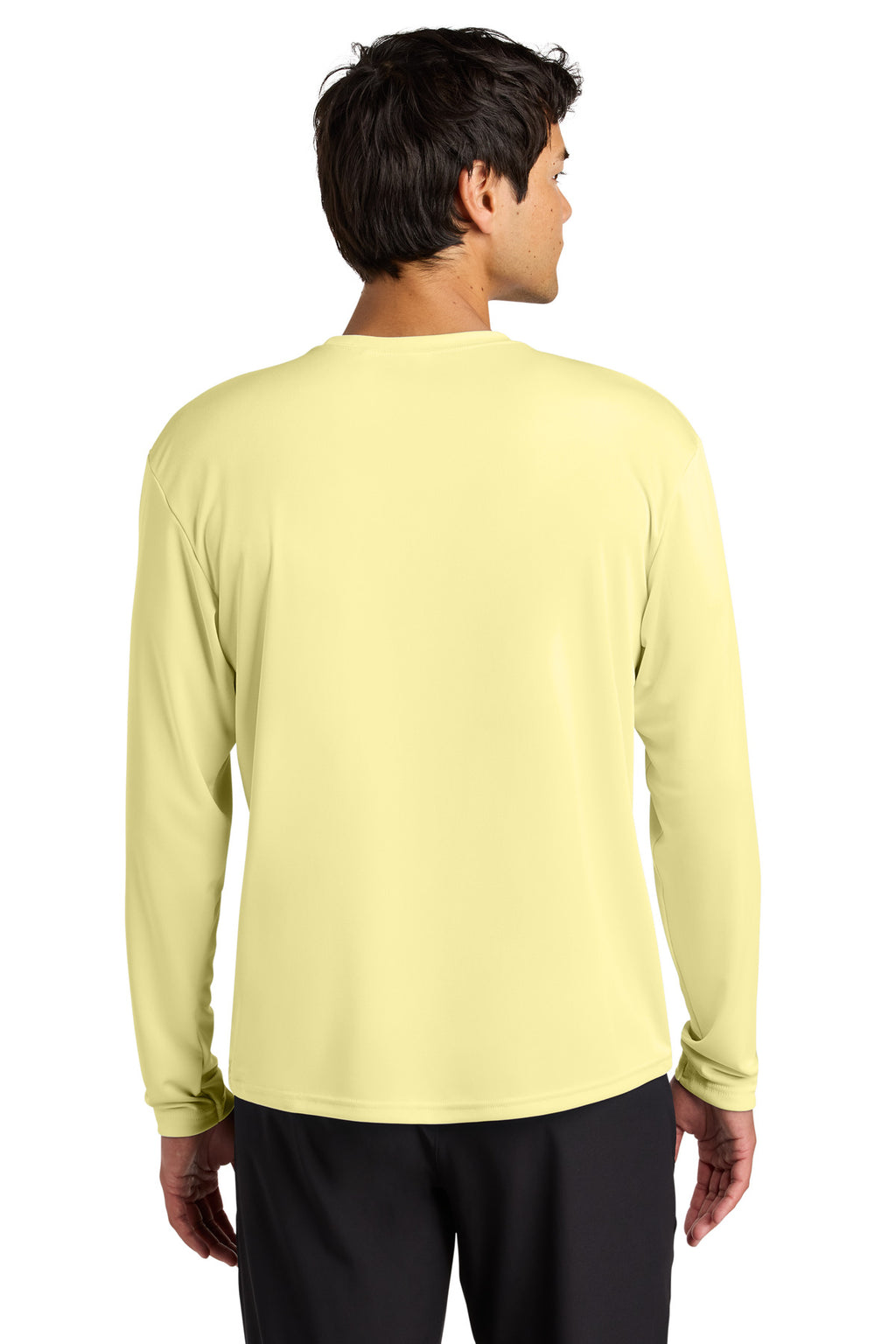 A4 Cooling Performance Long Sleeve Tee A4N3165 - Light Yellow - back