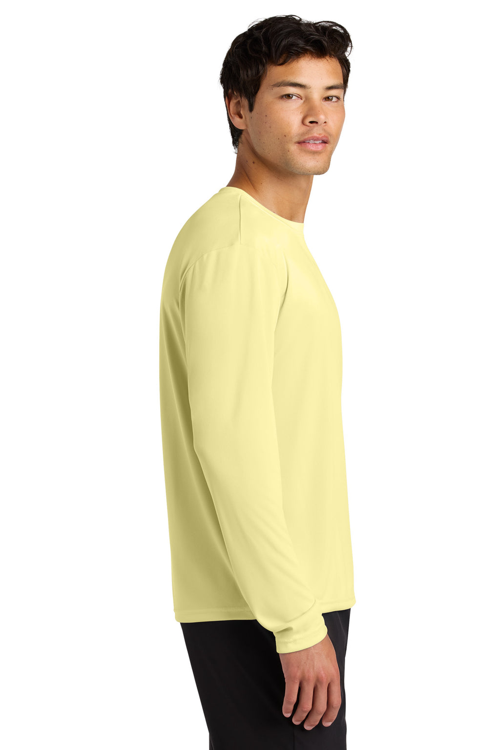 A4 Cooling Performance Long Sleeve Tee A4N3165 - Light Yellow - side
