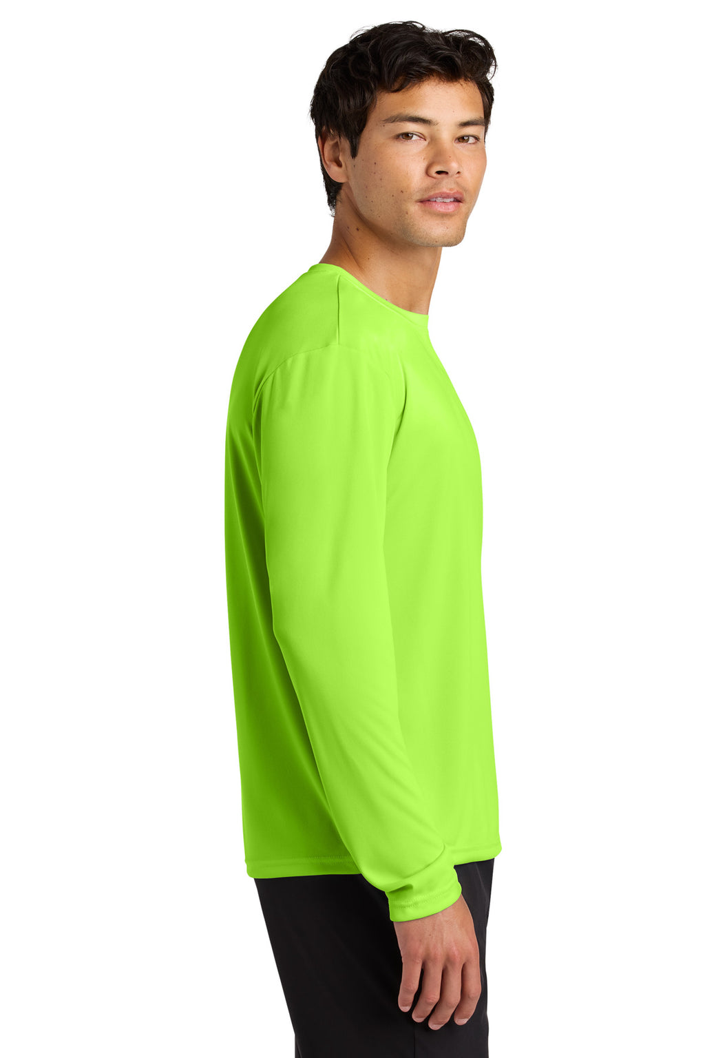 A4 Cooling Performance Long Sleeve Tee A4N3165 - Lime - side