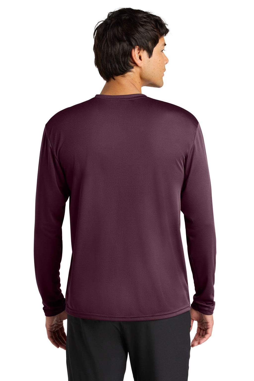 A4 Cooling Performance Long Sleeve Tee A4N3165 - Maroon - back