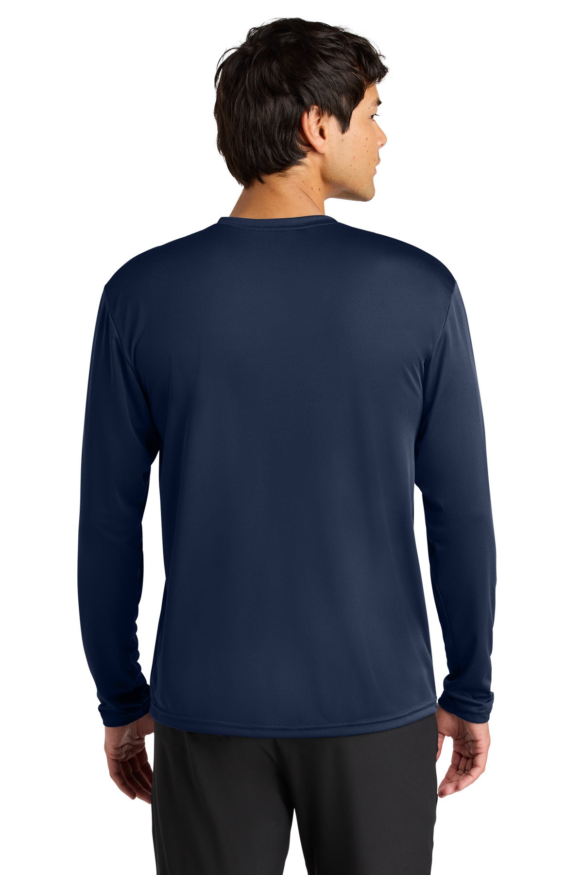 A4 Cooling Performance Long Sleeve Tee A4N3165 - Navy - back